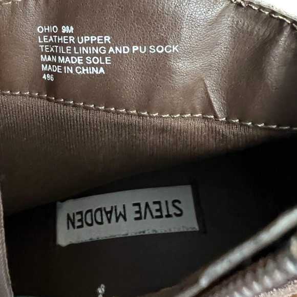 Steve Madden Ohio Western Suede Fringe Bootie Size 9M - Picture 9 of 9